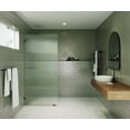 thumbnail image 2 of Gaia 36 in. x 78 in. Glass Shower Panel - Fluted Frosted, 2 of 7