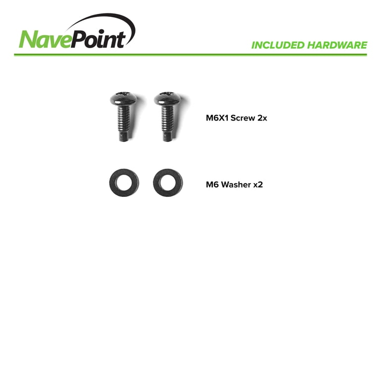 NavePoint 1U Horizontal Round Lacing Bar - 5-Pack Cable Manager For 19" Server Racks, 3.5" Offset