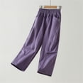thumbnail image 5 of Nilvkv Boys Lightweight Pants, Boys Joggers, Logo Print Straight Leg Sweatpants in Relaxed Fit with Elastic Waist and Side Pockets for Outdoor Wear Purple 12-13 Years, 5 of 8