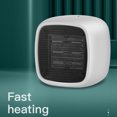 thumbnail image 2 of Mini calentador eléctrico Calentador de calefacción de ahorro de energía para el interior del hogar (blanco) UE JShteea Libre de BPA, 2 of 9