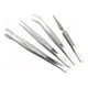 thumbnail image 1 of Juego De 4 Pinzas De Precisión Compraymas Tweezer De Acero Inoxidable, 1 of 2