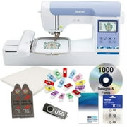 Brother PE900 5" x 7" Embroidery Machine w/ Full Color LCD Screen + $599 Bonus Bundle Including BES Blue Software