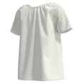 thumbnail image 2 of GEORGE G BLUSA CR CON EYLET EN MANGA BLANCO, 2 of 4