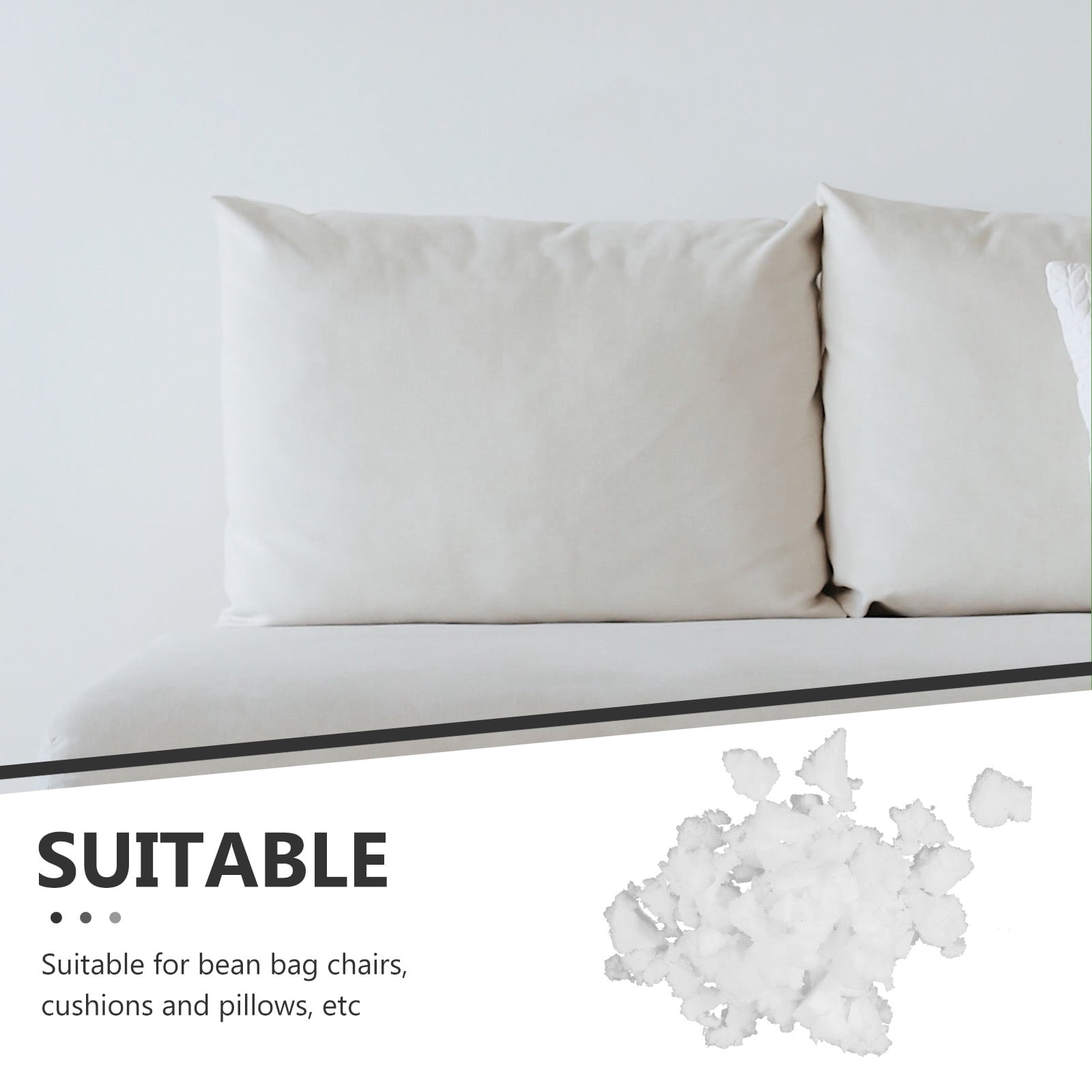 Soimiss 1 Bag Filling Material for Bean Bag Chair with Memory Foams Stability