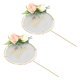 thumbnail image 1 of Insertos Para Tartas De Boda Exquisitas Y Hermosas Decoraciones Para Tartas De Boda Mano De Obra Fina Para Tartas Para Decoración De Pared ANGGREK Arte y Manualidades, 1 of 8