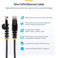 thumbnail image 2 of Cable Ethernet StarTech.com 60 cm Negro LSZH 100 W, 2 of 7