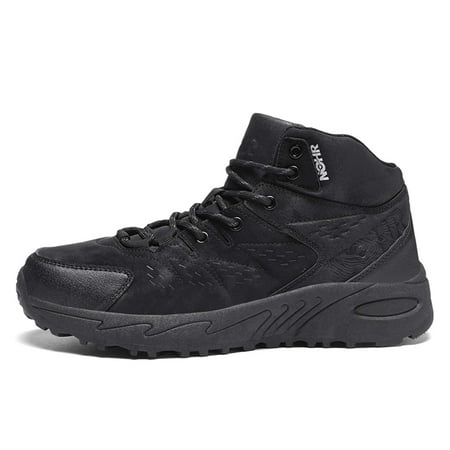 Large Outdoor Hiking Casual Shoes Sports Shoes Hiking Shoes Running Shoes Black