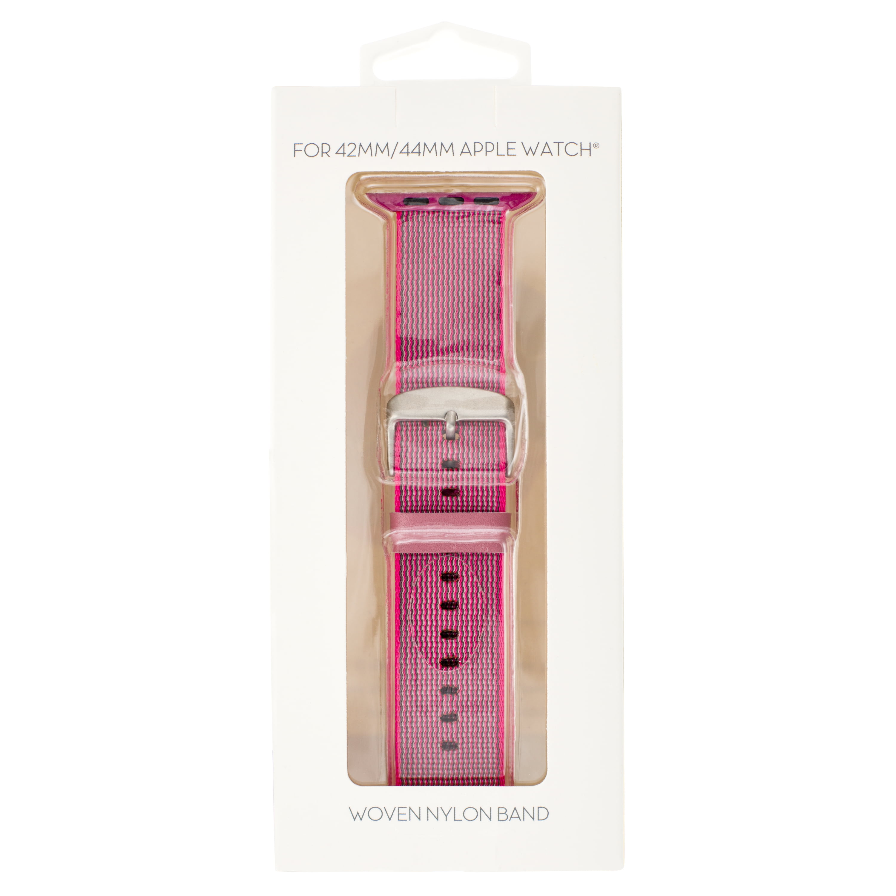 Modal- Active Nylon Watch Band for Apple Watch® 42mm and 44mm - Pink or  White