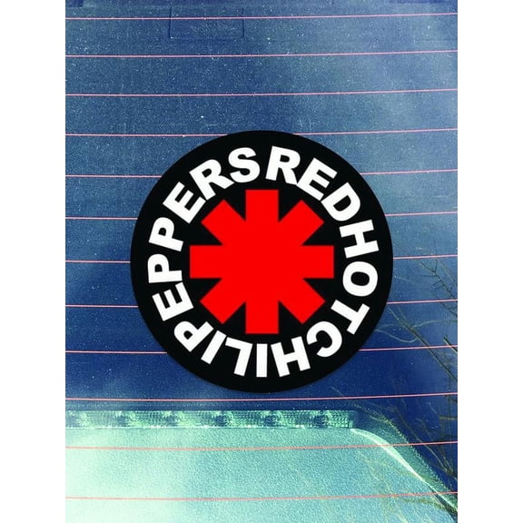 Red Hot Chili Peppers Vinyl Decals Sticker ( Two Pack ) | Cars Trucks Vans Walls Laptops Cups | Printed | 2 - 4 Inch Decals | KCD968