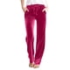 thumbnail image 2 of Karight Women Velour Pants Soft Velvet Sweatpants Straight Leg Athletic Joggers Casual Lounge Pajama Pants with Pockets, 2 of 5