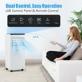 thumbnail image 2 of Costway 6500 BTU(10000 BTU ASHRAE) Portable Air Conditioner Cools up to 350 Sq.Ft with Fan & Dehumidifier, 2 of 10