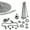 Gray, variant on (2 pack) Cousin DIY 75 Piece Metal Jewelry Findings Starter Pack, Silver Finish