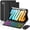 Black + Mouse, variant on Magnetic Keyboard Mouse Combo Case with RGB Backlight Keypad & Stylus Slot for iPad mini 6 / mini 7 8.3",Purple