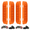 Orange, variant on X-BULL Traction Boards 2 Pairs Gen2.0 Sand Track Mud tracks Snow 10T 4WD 4X4 Olive