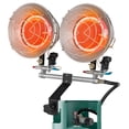 thumbnail image 1 of Costway Réservoir Supérieur à Double Tête 30,000 BTU Chauffage Extérieur avec Réglages de Chaleur Réglables, 1 of 10