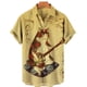 thumbnail image 3 of Camisas japonesas de gato bushido para hombres, ropa con estampado 3D, camisas hawaianas de playa, blusas de manga corta Y2K, ropa vintage, blusa con solapa, 3 of 5