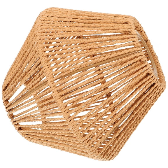 unbranded Woven Lamp Shade Hanging Lamp Shade Pendant Lampshade Replacement Lamp Shade for Home