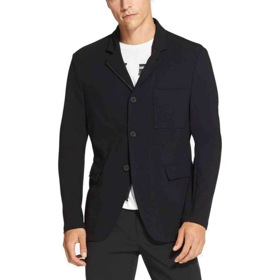 DKNY Men’s Convertible Coat (Navy, Large)