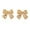 Gold, variant on Minimalist Bow Stud Earrings for Women Silver Gold-Toned Red Green Small Cute Bowknot Studs Earring Cartilage Tragus Post Piercing Chic Simple Christmas Halloween Jewelry for Sister Daughter
