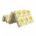 thumbnail image 2 of Spring Foldable Mattress, Floral Narcissus Branch, 74.8" x 39.4", Yellow Khaki Cream, by Ambesonne, 2 of 6