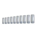 thumbnail image 3 of 1 Set False Full Coverage Shape French Style Classic Trend Manicure Stickers Strong Adhesion Magnificent Natural Paster Natural Half Paste, 3 of 7