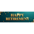 thumbnail image 4 of Sparkling Happy Retirement Banner with Butterfly and Star Elements Backdrop Party Decorations for Retirement Celebrations Photography Props Retirement Party Supplies, 4 of 4
