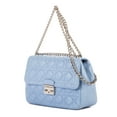 thumbnail image 2 of Pre-Owned Christian Dior Light Blue Miss Dior Wallet On Chain Shoulder Bag Cannage Leather, 2 of 10