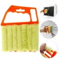 thumbnail image 3 of XSHBTOP Blind Cleaner Duster Tool,Window Venetian Blind Brushes,Washable Mini Cleaner Brush,Venetian Blinds Duster Brush For Window & Air Conditioner Fan(Orange), 3 of 5