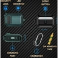 thumbnail image 3 of Airpods Pro 2/Pro Case Lock with Cleaner kit&Replacement Ear Tips(S/M/L), Rugged AirPod Pro 2nd/1st Generation Protective Cover for iPod Pro Gen 2023/2022/2019 with Keychain, Black/Green, 3 of 7