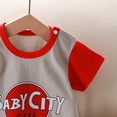 thumbnail image 7 of XZNPDUCQ Infant Summer Romper One Piece Jumpsuit Bodysuit 6-9 Months Summer Clothes For Newborn Short Sleeved Romper Baby Bodysuit Childrens Clothing, 7 of 7