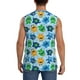 thumbnail image 4 of Fotbe Cartoon Monster Men's Camiseta sin Mangas Estampada para Hombres, Playera Casual para Gimnasio, Entrenamiento, Playa-Small, 4 of 7