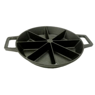 King Cicb7s Kooker Pre-Seasoned Cast Iron Corn Bread Pan