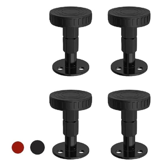 4pcs Heavy Duty Anti Shake Furniture Leg Lift Adjustable Metal Bed Support