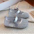thumbnail image 4 of Bxsruta Toddler Girl Mary Janes Flat Shoes Bowknot Cute Princess Shoes Walking Shoes, 4 of 6