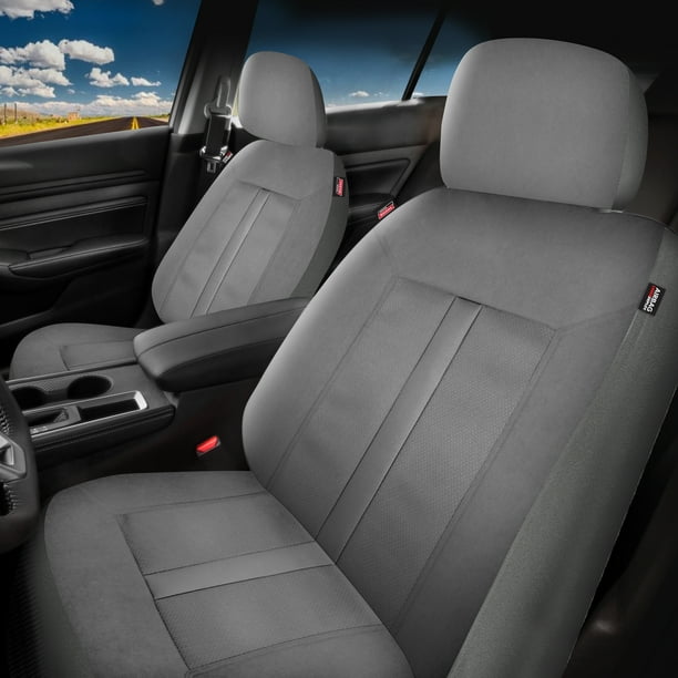 Genuine Dickies 2 Piece Sorrento Car Seat Covers Gray, 43262WDI
