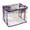 Purple, variant on QSTDGVPW Book Storage Organizer Dustproof Portable Spacious Capacity File Storage Box Black