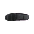 thumbnail image 2 of Isaac Mizrahi Live Women Allena Velvet Moccasin Shoe, Dark Purple, US 6.5 W, 2 of 3
