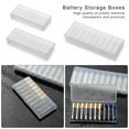 thumbnail image 3 of 10 Slot Hard Portable Plastic Battery Organizer Case for AAA AA 18650 Batteries, 3 of 7