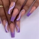thumbnail image 4 of 24 Piezas uñas postizas decoradas Larga con Pegamento Novia Lujosa Bailarina Francesa Decoración De Uñas Falsas, 4 of 4