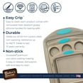 thumbnail image 5 of Baker's Secret Bakeware sets - 5x Bakeware Pans -Baking Dishes for Oven, Nonstick, with Cookie Sheet, 12cup Muffin pan, Loaf pan, Cake round and square pan, Non stick baking pans sets for all bakers, 5 of 7