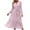 Pink, variant on Blmnix Elegant Dresses for Women Long Pink Modest Long Sleeve Plus Size Tiered Wrap Womans Dresses Date Night
