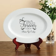 Personalized First Day Of Our Forever Platter