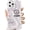 White, variant on Cute Smile Face Phone Case Compatible with iPhone 13 Pro Max, Fashion Watercolor Design Happy Phone case for Women Girls Men Soft TPU Shockproof Back Cover - White