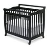 DaVinci Emily 2-in-1 Mini Crib and Twin Bed, Ebony Black