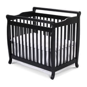 DaVinci Emily 2-in-1 Mini Crib and Twin Bed, Ebony Black