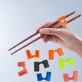 thumbnail image 2 of 5Pcs Chinese Chopsticks Trainer Holder For Adults Beginner Trainers Reusable Training Kids Small Chopstick Helper, 2 of 5