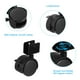 thumbnail image 4 of Ruedas giratorias Uxcell de 2" con soporte en U de 0.78", paquete de 4 ruedas giratorias silenciosas de repuesto con freno, 4 of 6