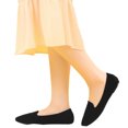 thumbnail image 2 of BLISSFUL STEP Ballerines à Enfiler à Bout Rond pour Femmes Noir US 11, 2 of 5