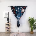 thumbnail image 1 of Christmas Decoration Window Curtain Polyester Dreamlike Pattern Curtain for Party Decoration 140x130cmChristmas, 1 of 9