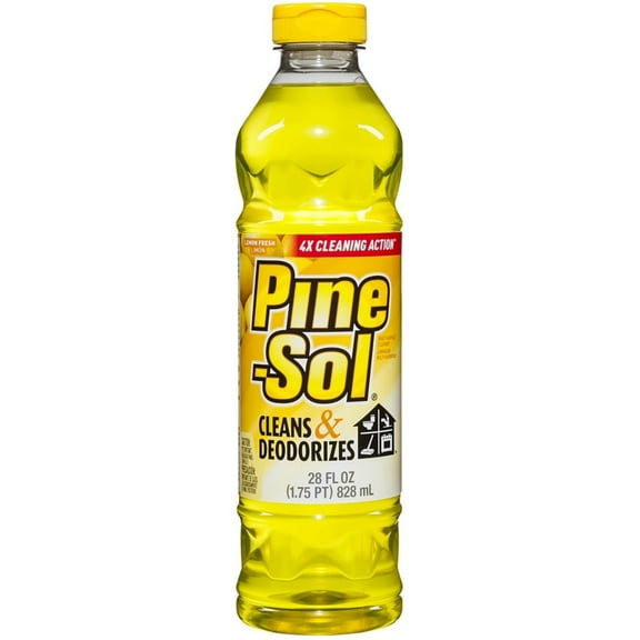 Pine-Sol Disinfectant Liquid Cleanser, Lemon Fresh - 28 Oz, 3 Pack